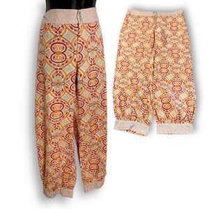 Stylish Multicolor Patterned Women's Pants